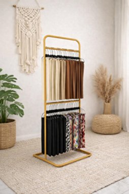 Metallica Concept Şal Eşarp Askığı Düzenleyici Stant Konfeksiyon Askılık