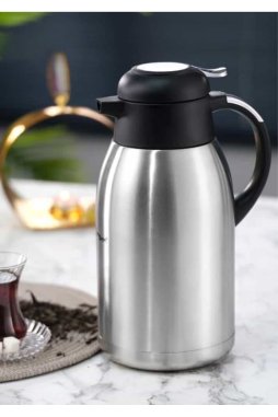 Penguen 1250Xs Paslanmaz Çelik Çay Termosu 2.5 Litre | 12-24 Saat Soğuk, 8-12 Saat Sıcak | Paslanmaz Çelik