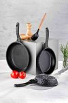 Bambum Lizbon 3'lü Tava Seti Siyah