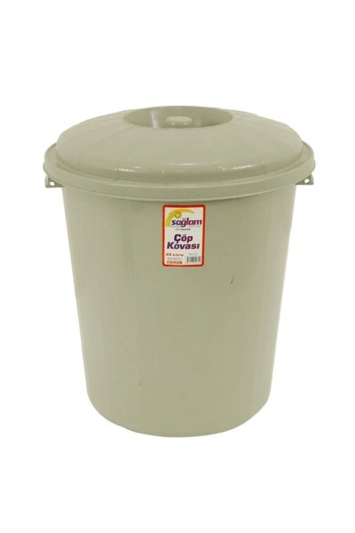 Sağlam 25 Lt Kilitsiz Çöp Kovası / Kurban Kovası
