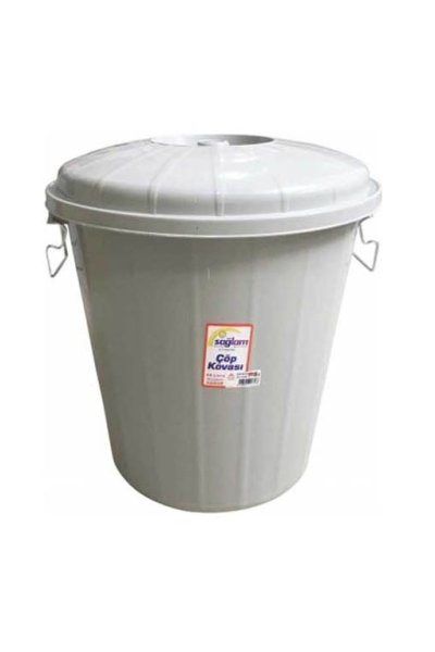 Sağlam Plastiki 70 Litre Kilitli Herkül Çöp Kovası / Kurban Kovası