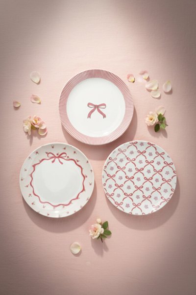 Bambum Moderna 14 Parça Kahvaltı Takımı Ribbon