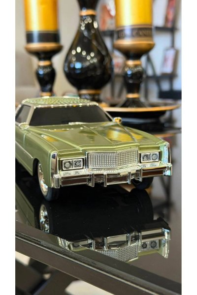 Eşref Tek Araba Cadillac  Yeşil   Bt Hoparlor Usb 