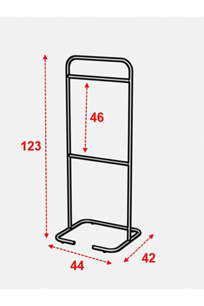 Metallica Concept Şal Eşarp Askığı Düzenleyici Stant Konfeksiyon Askılık