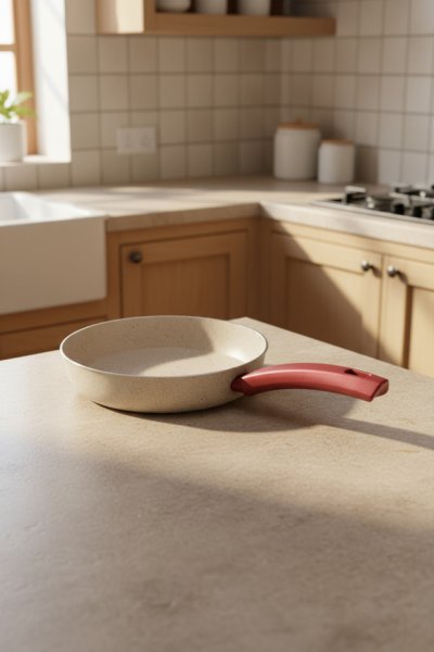 Bambum Pluto 7 Parça Granit Tencere Seti Krem